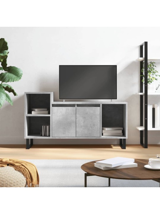 TV skříňka betonově šedá 100x35x55 cm kompozitní dřevo