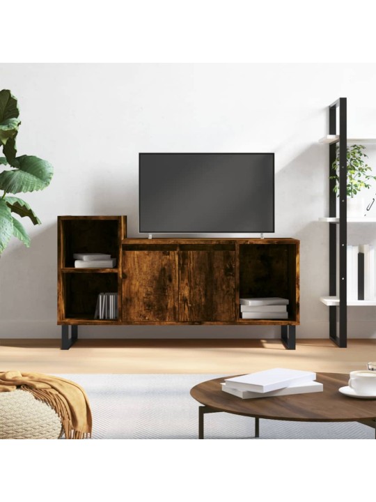 TV skříňka kouřový dub 100x35x55 cm kompozitní dřevo