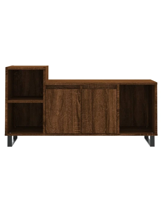 TV skříňka hnědý dub 100x35x55 cm kompozitní dřevo