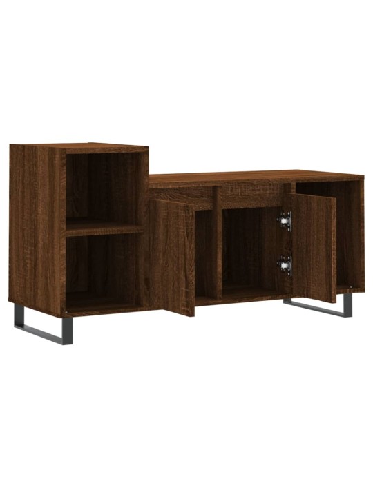 TV skříňka hnědý dub 100x35x55 cm kompozitní dřevo
