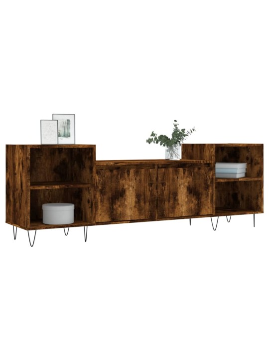 TV skříňka kouřový dub 160x35x55 cm kompozitní dřevo