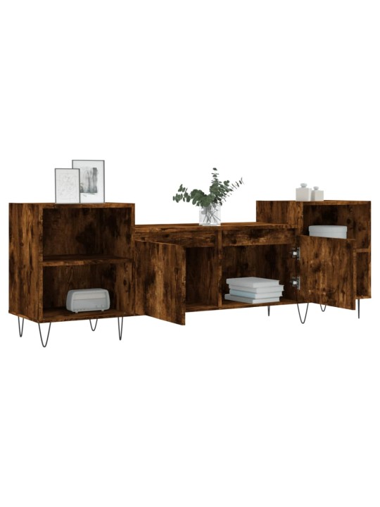 TV skříňka kouřový dub 160x35x55 cm kompozitní dřevo
