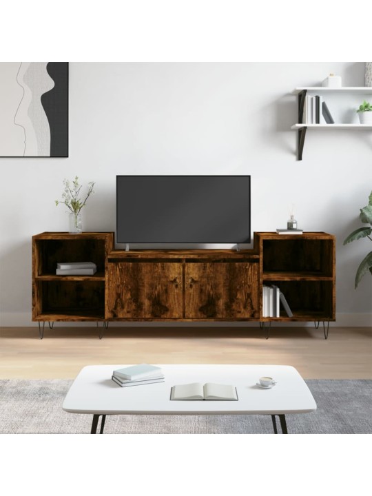 TV skříňka kouřový dub 160x35x55 cm kompozitní dřevo