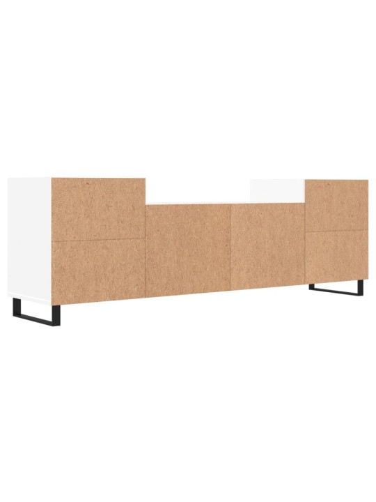 TV skříňka bílá 160 x 35 x 55 cm kompozitní dřevo