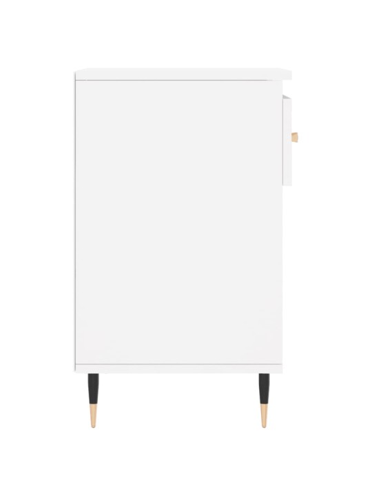 Botník bílý 102x36x60 cm kompozitní dřevo