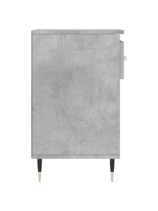 Botník betonově šedý 102x36x60 cm kompozitní dřevo