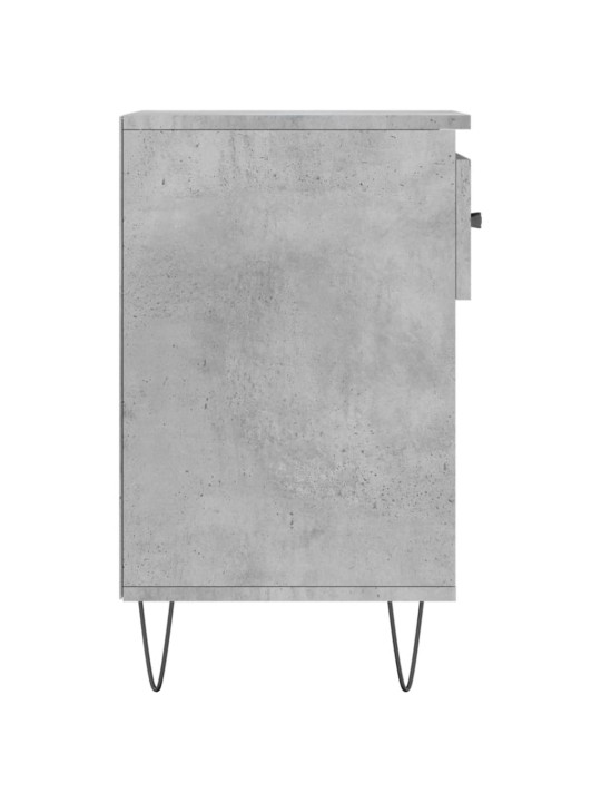Botník betonově šedý 102x36x60 cm kompozitní dřevo
