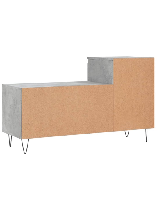 Botník betonově šedý 102x36x60 cm kompozitní dřevo