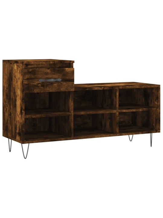 Botník kouřový dub 102x36x60 cm kompozitní dřevo