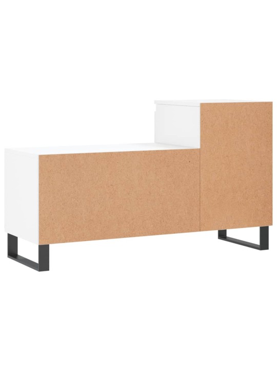 Botník bílý 102x36x60 cm kompozitní dřevo
