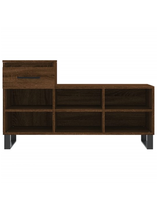 Botník hnědý dub 102x36x60 cm kompozitní dřevo