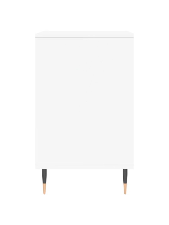 Botník bílý 102x36x60 cm kompozitní dřevo