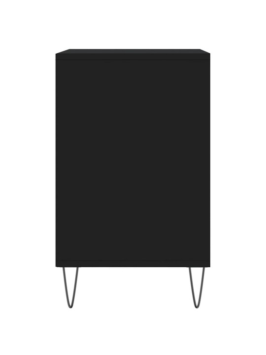 Botník černý 102x36x60 cm kompozitní dřevo