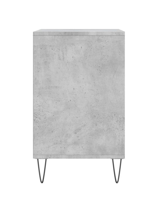 Botník betonově šedý 102x36x60 cm kompozitní dřevo