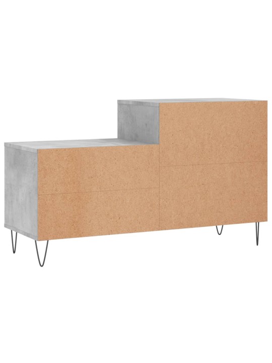 Botník betonově šedý 102x36x60 cm kompozitní dřevo