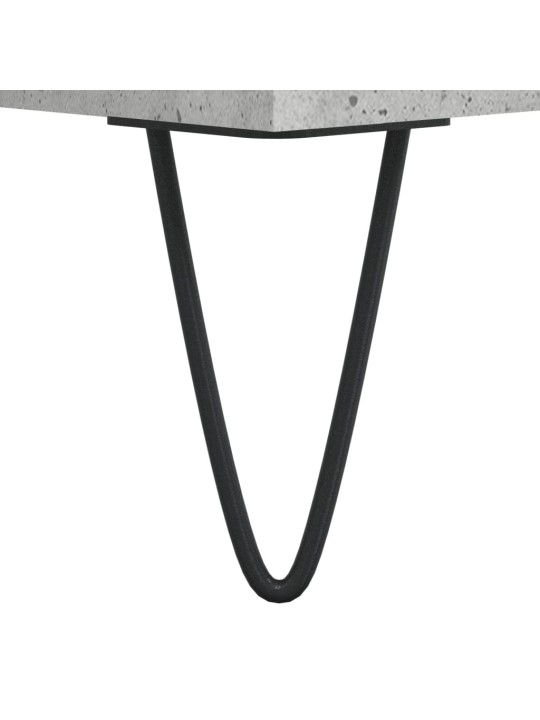 Botník betonově šedý 102x36x60 cm kompozitní dřevo