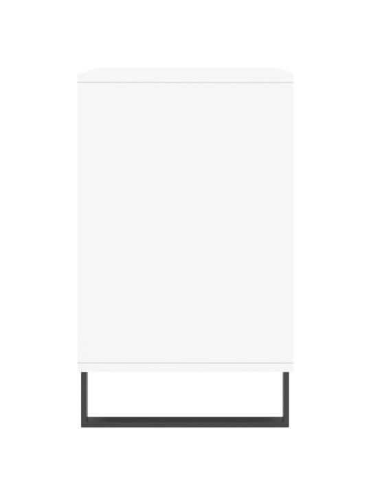 Botník bílý s vysokým leskem 102x36x60 cm kompozitní dřevo