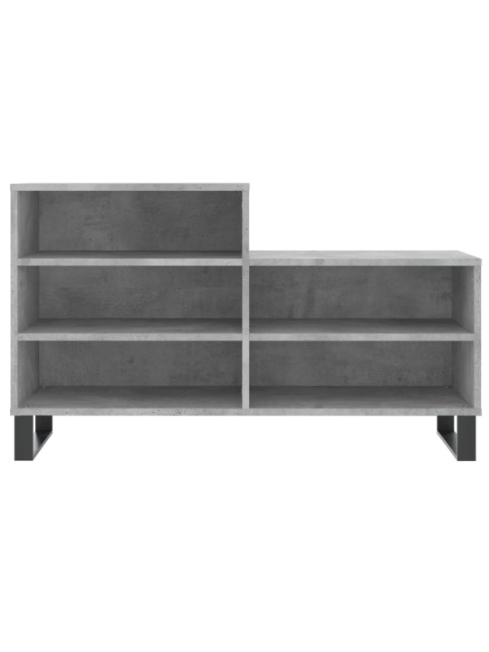 Botník betonově šedý 102x36x60 cm kompozitní dřevo