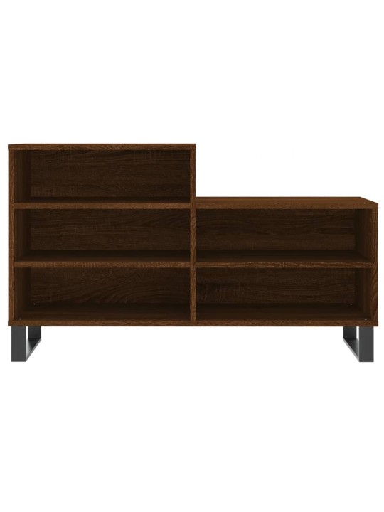 Botník hnědý dub 102x36x60 cm kompozitní dřevo