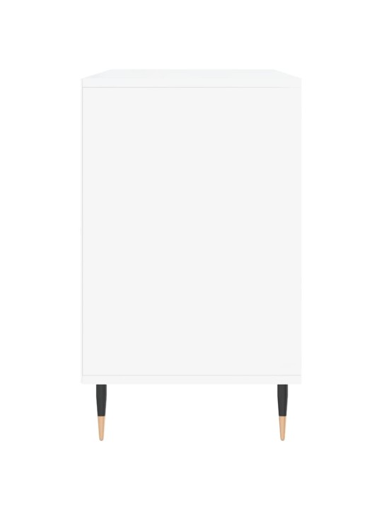 Botník bílý 102x36x60 cm kompozitní dřevo