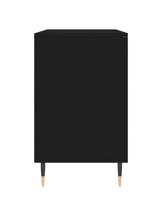 Botník černý 102x36x60 cm kompozitní dřevo