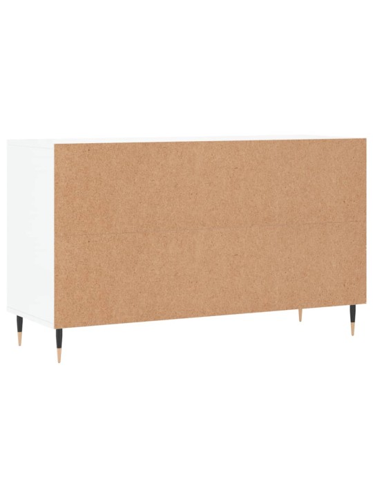 Botník bílý s vysokým leskem 102x36x60 cm kompozitní dřevo