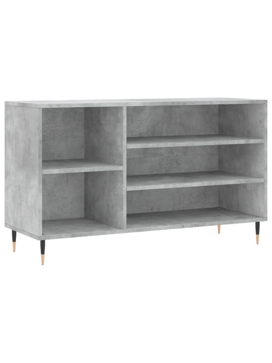 Botník betonově šedý 102x36x60 cm kompozitní dřevo