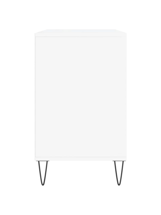 Botník bílý 102x36x60 cm kompozitní dřevo
