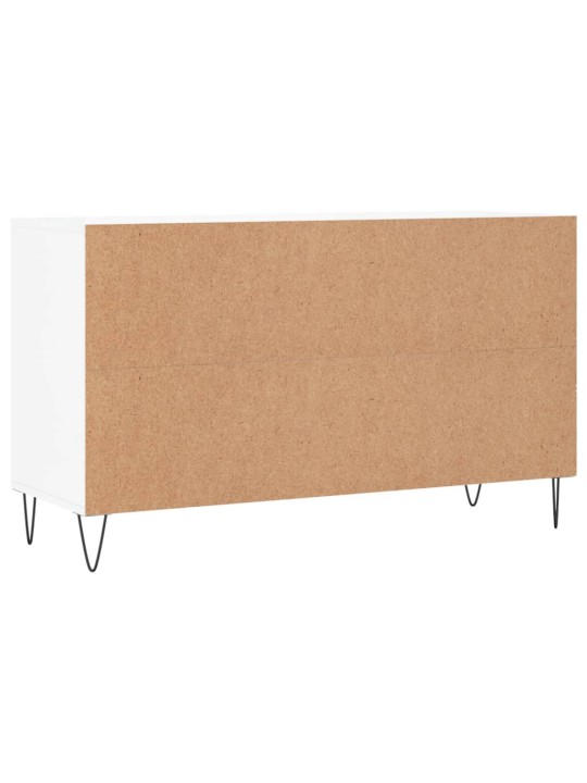 Botník bílý s vysokým leskem 102x36x60 cm kompozitní dřevo