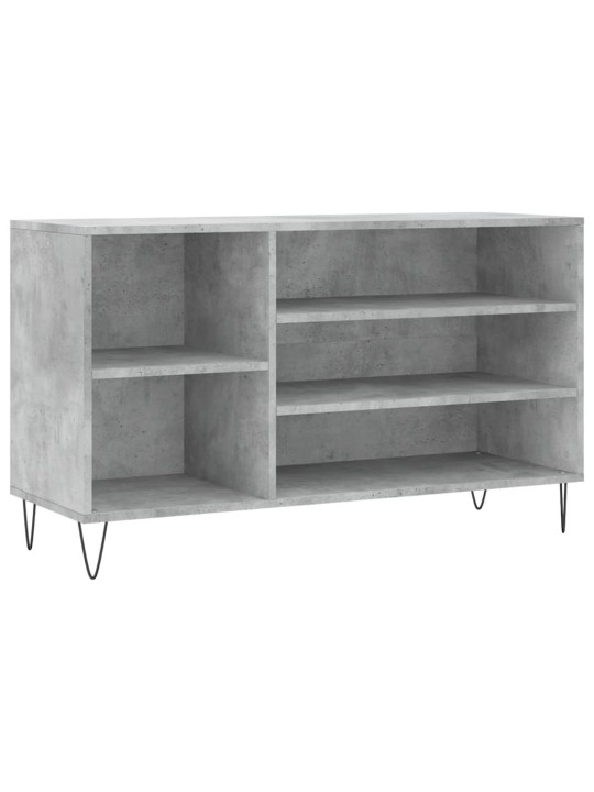 Botník betonově šedý 102x36x60 cm kompozitní dřevo