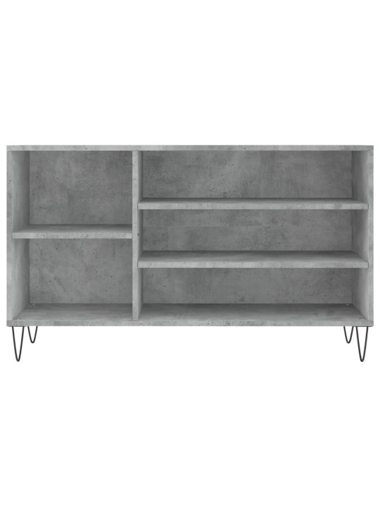 Botník betonově šedý 102x36x60 cm kompozitní dřevo