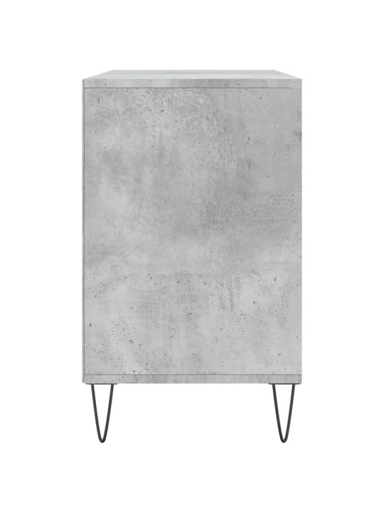 Botník betonově šedý 102x36x60 cm kompozitní dřevo