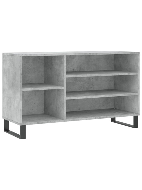 Botník betonově šedý 102x36x60 cm kompozitní dřevo