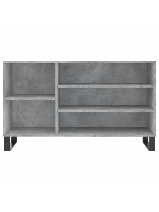 Botník betonově šedý 102x36x60 cm kompozitní dřevo