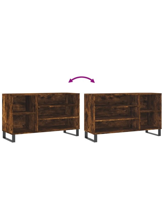 Botník kouřový dub 102x36x60 cm kompozitní dřevo