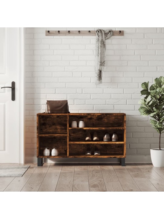 Botník kouřový dub 102x36x60 cm kompozitní dřevo