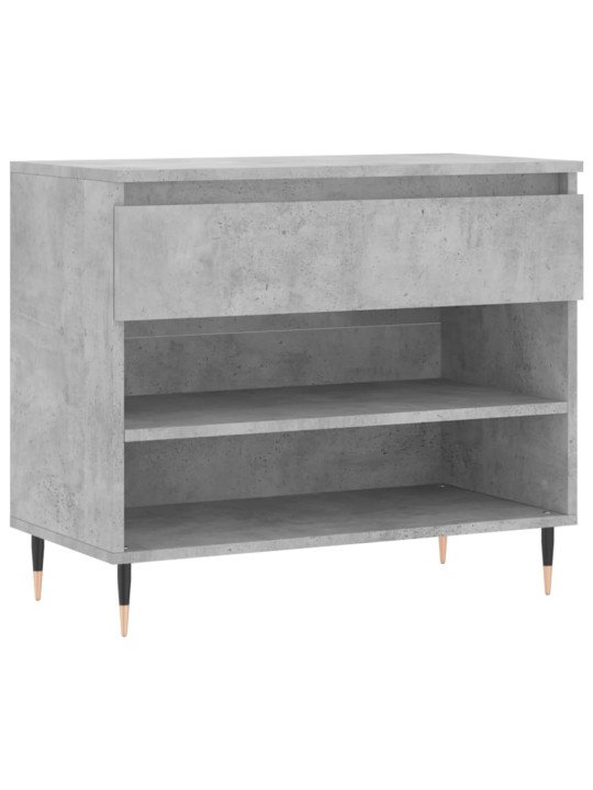 Botník betonově šedý 70x36x60 cm kompozitní dřevo
