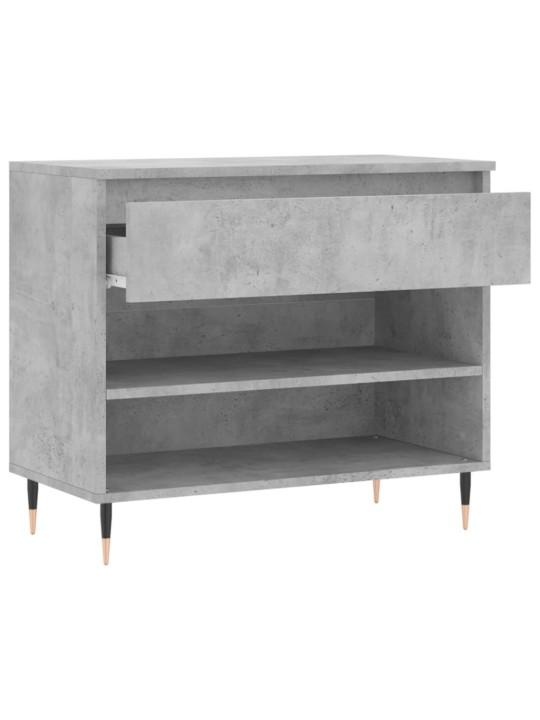 Botník betonově šedý 70x36x60 cm kompozitní dřevo