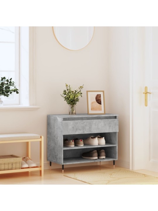 Botník betonově šedý 70x36x60 cm kompozitní dřevo