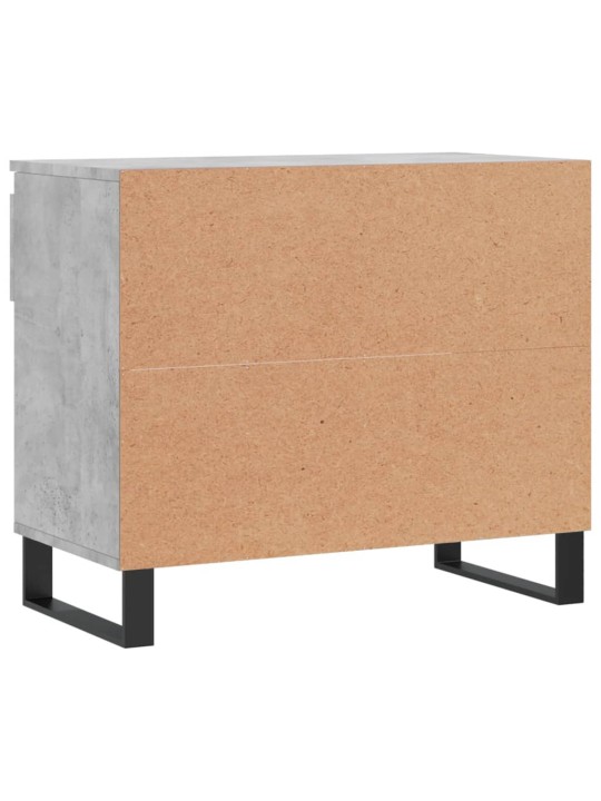 Botník betonově šedý 70x36x60 cm kompozitní dřevo