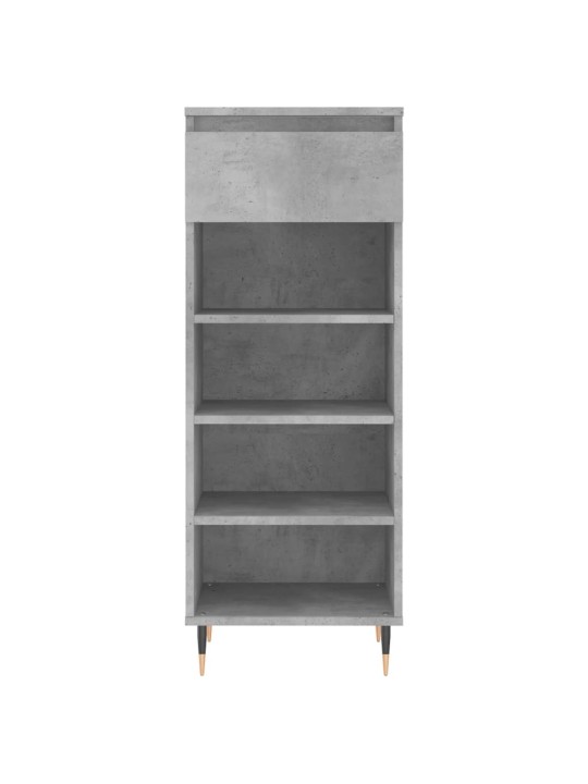 Botník betonově šedý 40x36x105 cm kompozitní dřevo