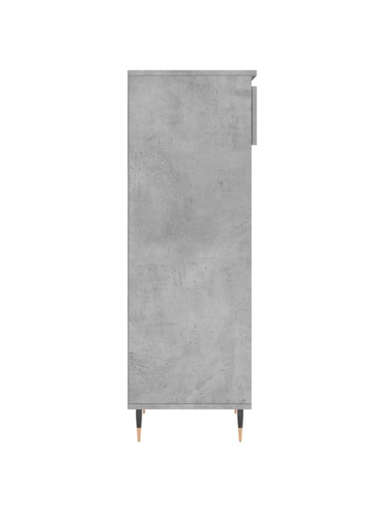 Botník betonově šedý 40x36x105 cm kompozitní dřevo