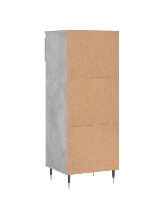 Botník betonově šedý 40x36x105 cm kompozitní dřevo