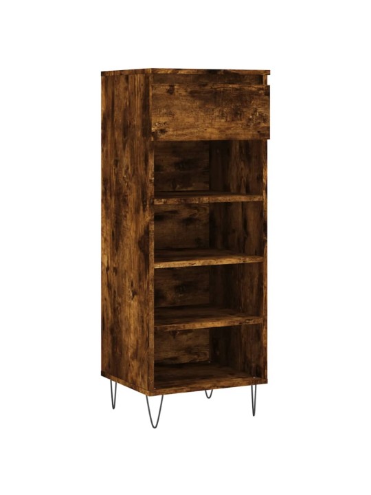 Botník kouřový dub 40x36x105 cm kompozitní dřevo
