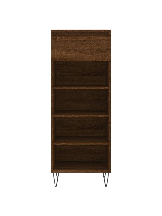 Botník hnědý dub 40x36x105 cm kompozitní dřevo