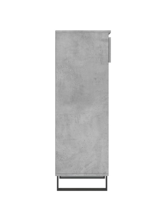 Botník betonově šedý 40x36x105 cm kompozitní dřevo