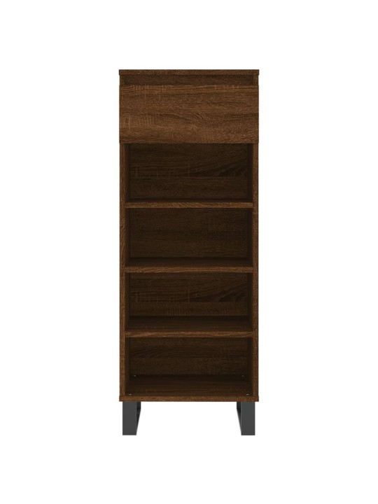 Botník hnědý dub 40x36x105 cm kompozitní dřevo