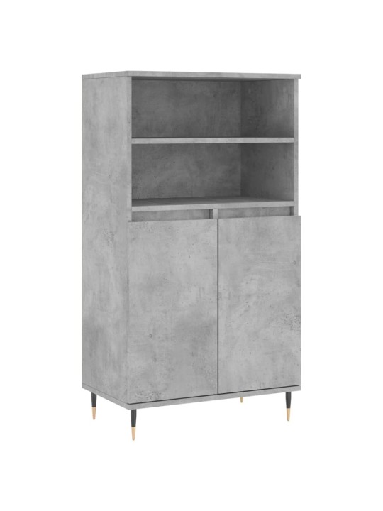 Skříň highboard betonově šedá 60 x 36 x 110 cm kompozitní dřevo