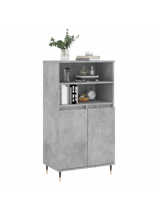 Skříň highboard betonově šedá 60 x 36 x 110 cm kompozitní dřevo