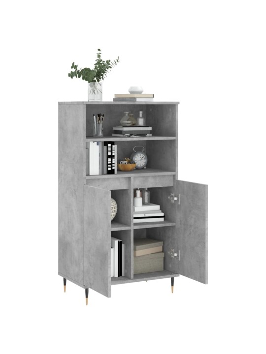 Skříň highboard betonově šedá 60 x 36 x 110 cm kompozitní dřevo